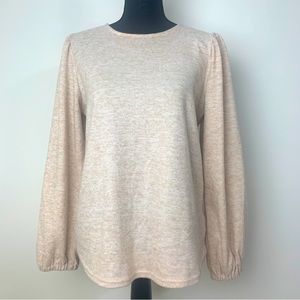 Soft Long-Sleeve Puff Sleeve Shirt Inner Circle M